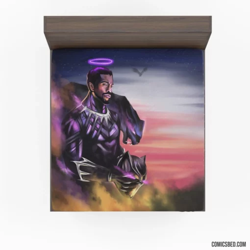 TChalla Triumph Marvel Black Panther Comic Fitted Sheet 1