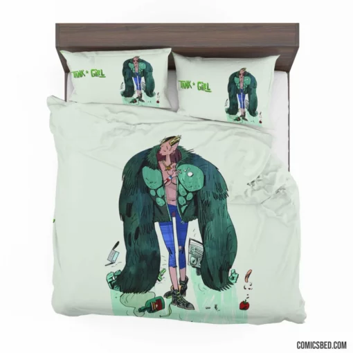 Tank Girl Post-Apocalyptic Adventures Comic Bedding Set 1