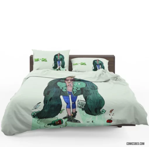 Tank Girl Post-Apocalyptic Adventures Comic Bedding Set