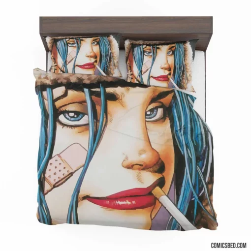 Tank Girl Punk Adventurer Comic Bedding Set 1