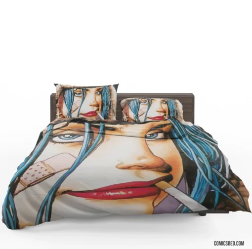 Tank Girl Punk Adventurer Comic Bedding Set