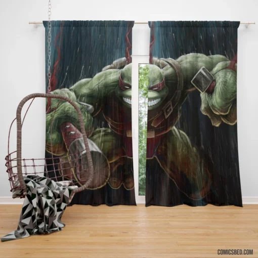 Teenage Mutant Ninja Turtles Raphael Comic Curtain
