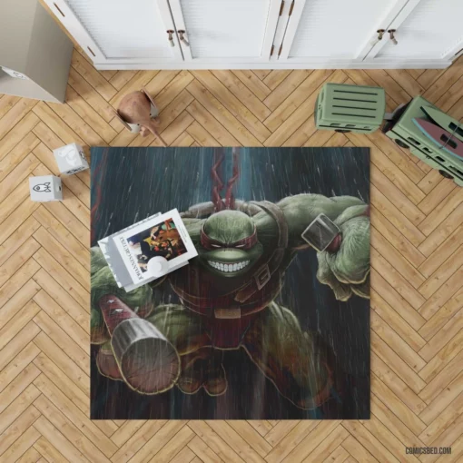 Teenage Mutant Ninja Turtles Raphael Comic Rug