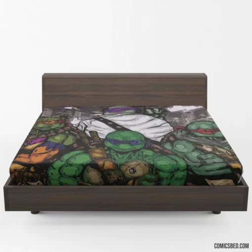 Teenage Mutant Ninja Turtles in a Half-Shell Comic Fitted Sheet