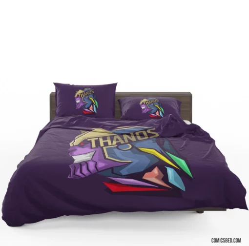 Thanos Cosmic Conqueror Comic Bedding Set