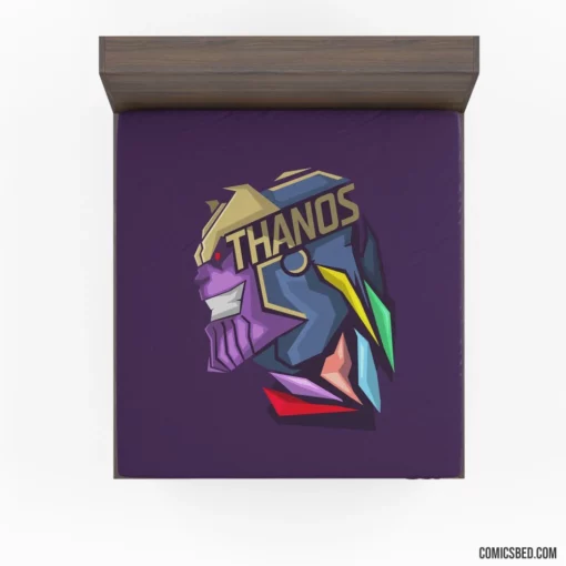 Thanos Cosmic Conqueror Comic Fitted Sheet 1