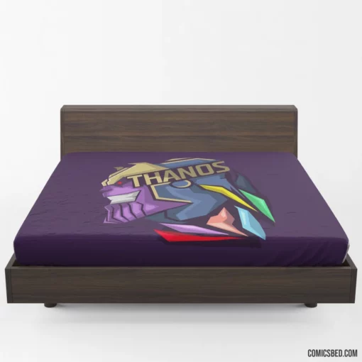 Thanos Cosmic Conqueror Comic Fitted Sheet