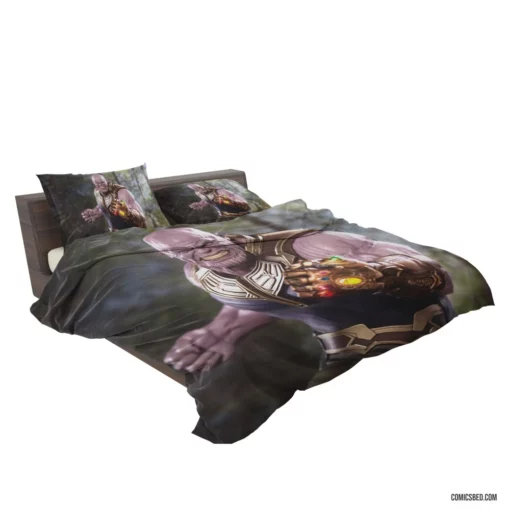 Thanos Infinity Gauntlet Marvel Conqueror Comic Bedding Set 2