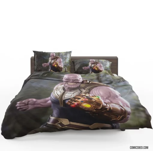 Thanos Infinity Gauntlet Marvel Conqueror Comic Bedding Set