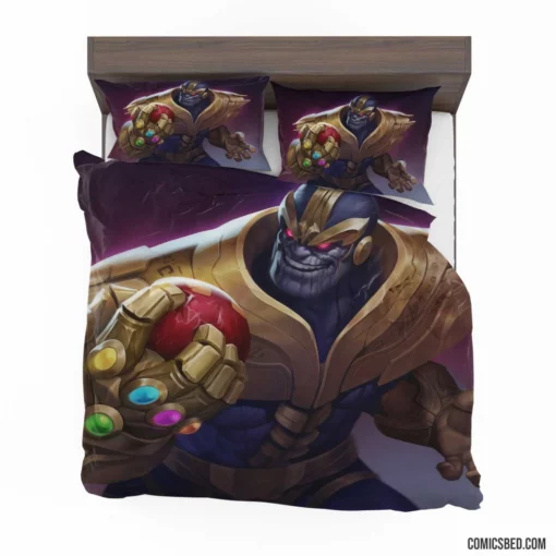 Thanos Infinity Gauntlet Marvel Power Comic Bedding Set 1