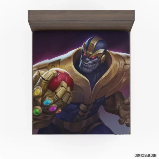 Thanos Infinity Gauntlet Marvel Power Comic Fitted Sheet 1