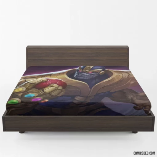 Thanos Infinity Gauntlet Marvel Power Comic Fitted Sheet