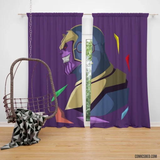 Thanos Infinity War Conqueror Comic Curtain