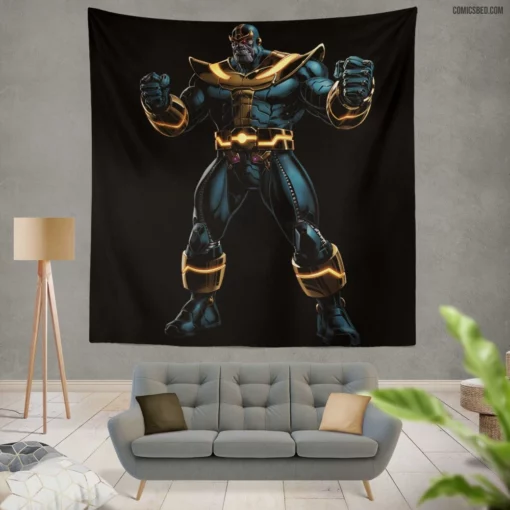 Thanos Mad Titan Comic Wall Tapestry