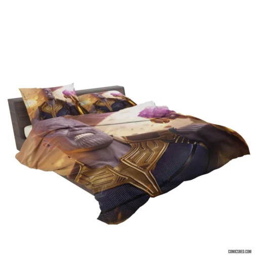 Thanos Marvel Cosmic Conqueror Comic Bedding Set 2