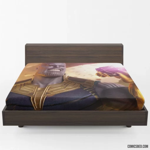 Thanos Marvel Cosmic Conqueror Comic Fitted Sheet