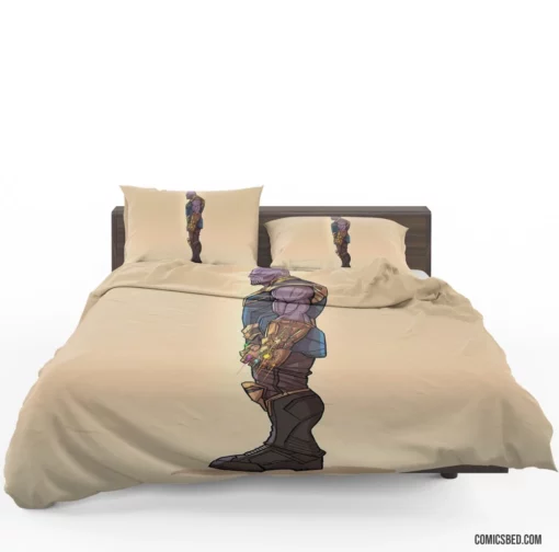 Thanos Marvel Eternal Conquest Comic Bedding Set