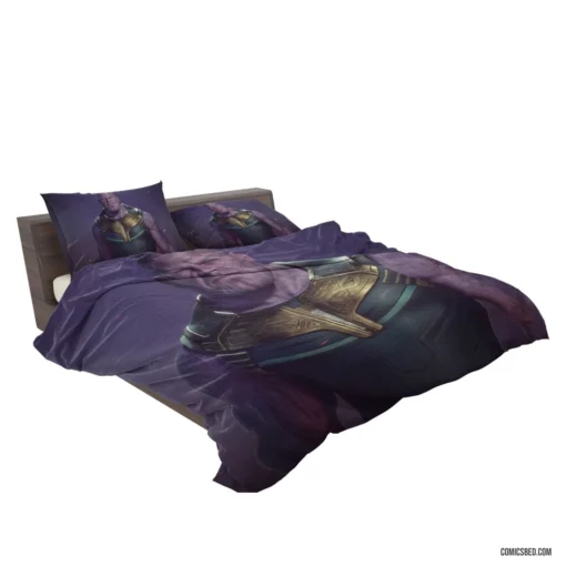 Thanos Marvel Infinite Power Revealed Comic Bedding Set 2