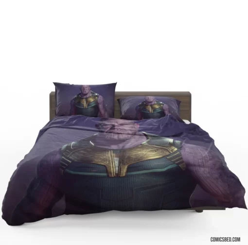 Thanos Marvel Infinite Power Revealed Comic Bedding Set