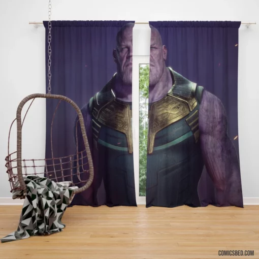 Thanos Marvel Infinite Power Revealed Comic Curtain