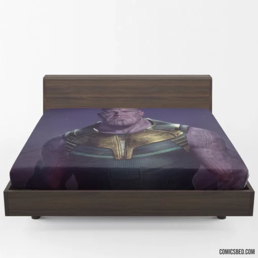 Thanos Marvel Infinite Power Revealed Comic Fitted Sheet