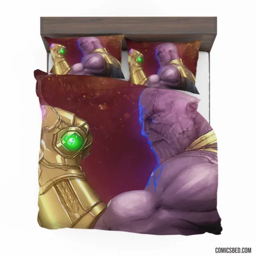 Thanos Marvel Infinity Gauntlet Chronicles Comic Bedding Set 1