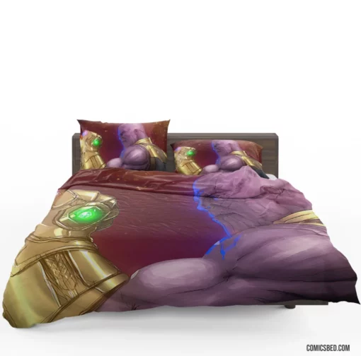 Thanos Marvel Infinity Gauntlet Chronicles Comic Bedding Set