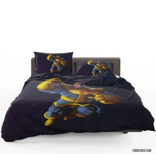 Thanos Marvel Relentless Pursuer Comic Bedding Set