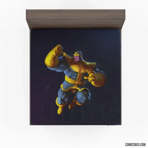 Thanos Marvel Relentless Pursuer Comic Fitted Sheet 1