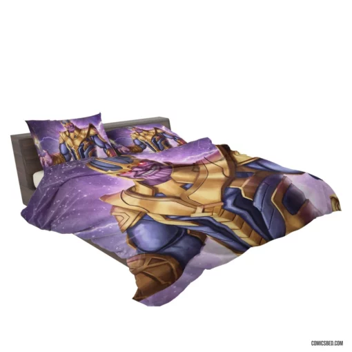 Thanos Marvel Ruthless Conqueror Comic Bedding Set 2