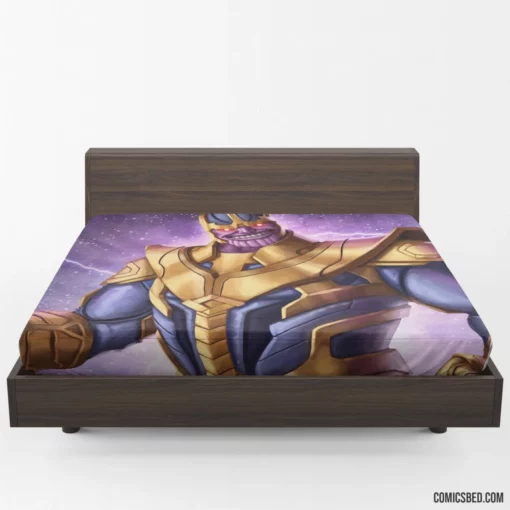 Thanos Marvel Ruthless Conqueror Comic Fitted Sheet