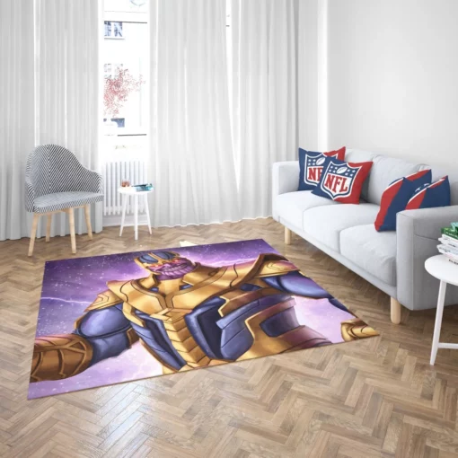 Thanos Marvel Ruthless Conqueror Comic Rug 2