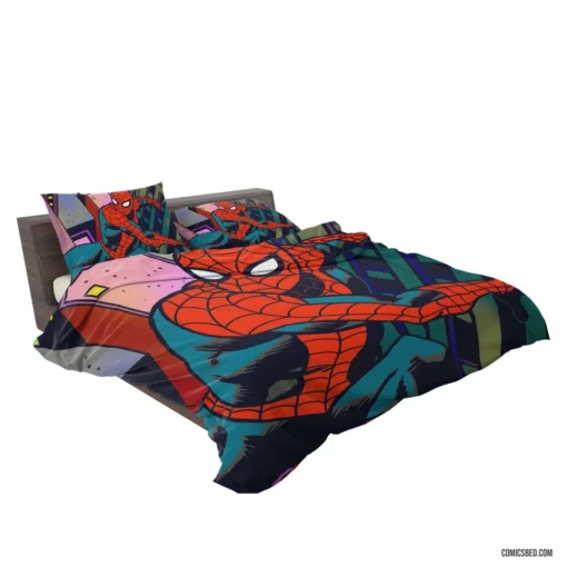 The Astonishing Spider-Man Menace of the Shadows Comic Bedding Set 2