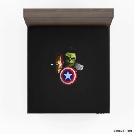 The Avengers Earth Mightiest Heroes Comic Fitted Sheet 1