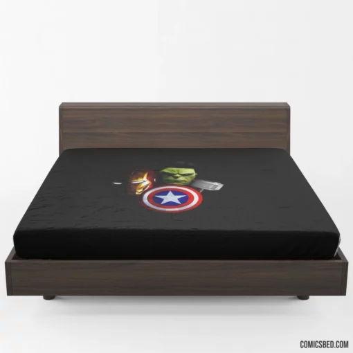 The Avengers Earth Mightiest Heroes Comic Fitted Sheet