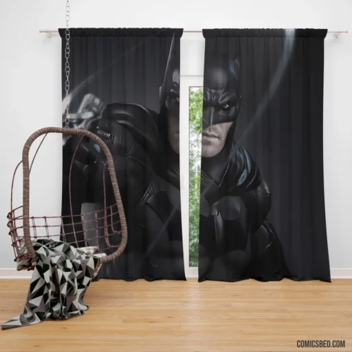 The Bat Strikes Gotham Savior Comic Curtain