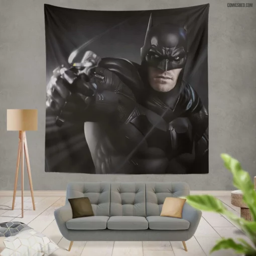 The Bat Strikes Gotham Savior Comic Wall Tapestry