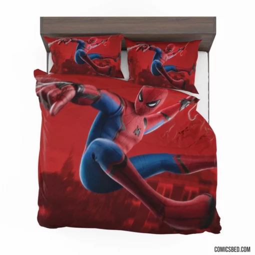 The Black Costume Saga Hero Struggle Comic Bedding Set 1