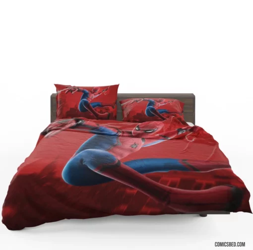 The Black Costume Saga Hero Struggle Comic Bedding Set