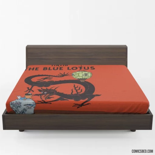 The Blue Lotus Mystical Chronicles Comic Fitted Sheet