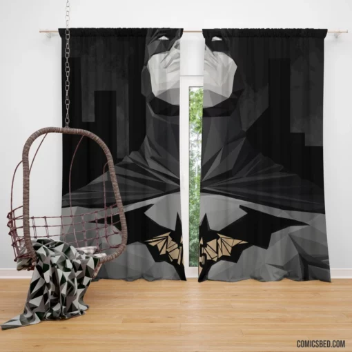 The Caped Crusader Batman Adventures Comic Curtain