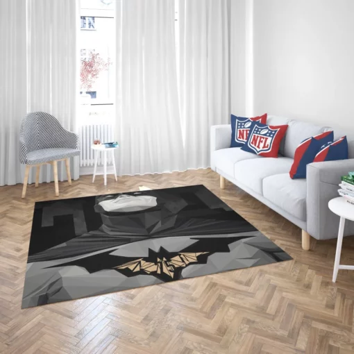 The Caped Crusader Batman Adventures Comic Rug 2