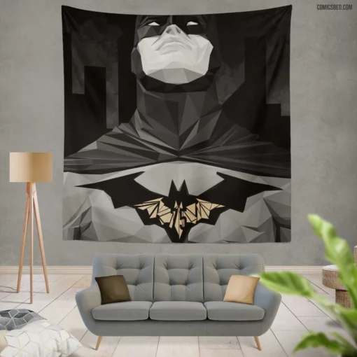 The Caped Crusader Batman Adventures Comic Wall Tapestry