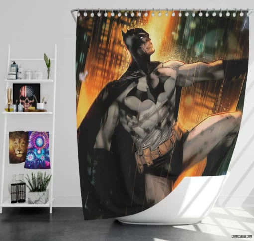 The Clock King Countdown Tempus Time Games Comic Shower Curtain