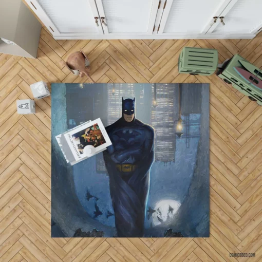 The Dark Knight Returns Batman Reimagined Comic Rug