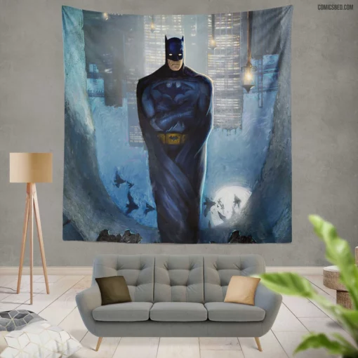 The Dark Knight Returns Batman Reimagined Comic Wall Tapestry