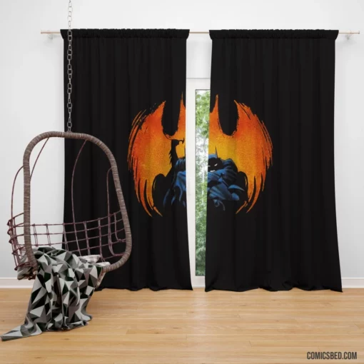 The Dark Knight Returns Batman Saga Comic Curtain