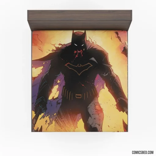 The Dark Knight Returns Batman Saga by Frank Miller Comic Fitted Sheet 1