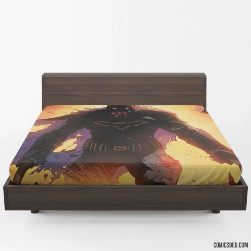 The Dark Knight Returns Batman Saga by Frank Miller Comic Fitted Sheet