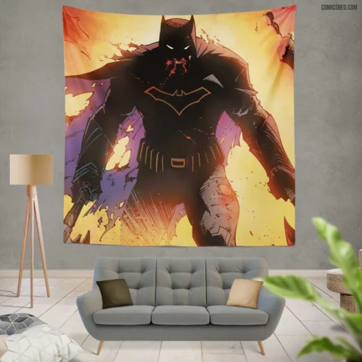 The Dark Knight Returns Batman Saga by Frank Miller Comic Wall Tapestry